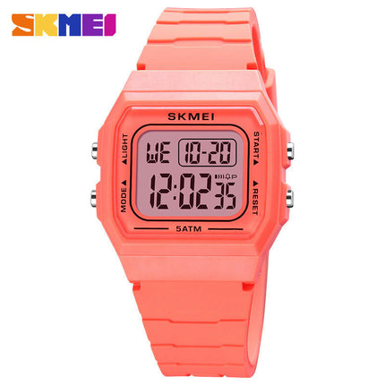 Unisex Digital Watches Multifunctional Stopwatch Countdown Alarm Backlight Waterproof Watch