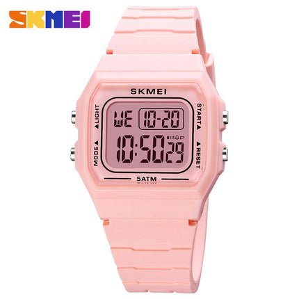 Unisex Digital Watches Multifunctional Stopwatch Countdown Alarm Backlight Waterproof Watch