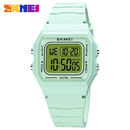 Unisex Digital Watches Multifunctional Stopwatch Countdown Alarm Backlight Waterproof Watch