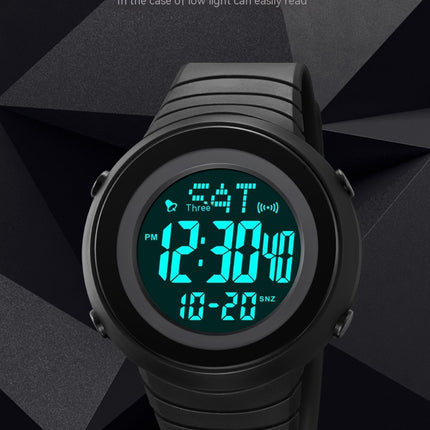 Men's Digital Sports Watch, Waterproof LED Alarm Multifunction Watch