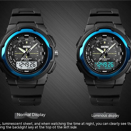 Men's Sport Waterproof Outdoor Digital Watch Alarm LED Analog Watch for Men