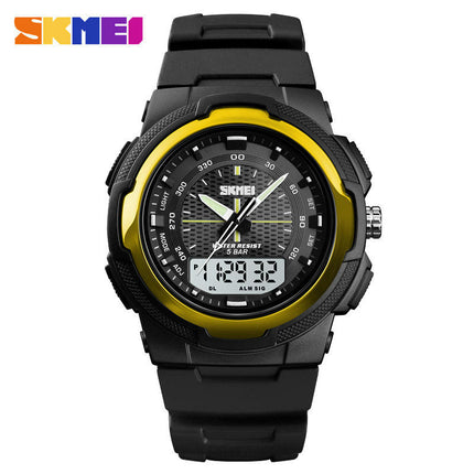 Men's Sport Waterproof Outdoor Digital Watch Alarm LED Analog Watch for Men