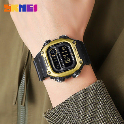 Men's Digital Multi-Function Watches  Alarm Stopwatch Backlight Waterproof Watch