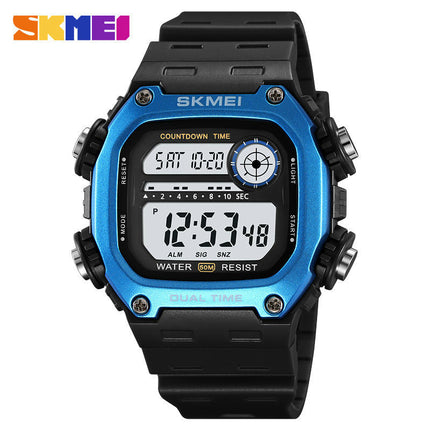 Men's Digital Multi-Function Watches  Alarm Stopwatch Backlight Waterproof Watch