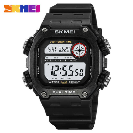 Men's Digital Multi-Function Watches  Alarm Stopwatch Backlight Waterproof Watch