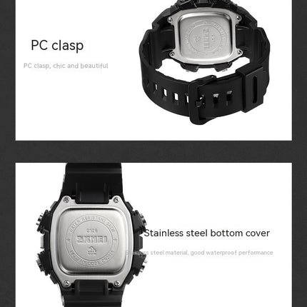 Men's Digital Multi-Function Watches  Alarm Stopwatch Backlight Waterproof Watch