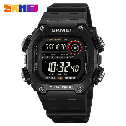 Men's Digital Multi-Function Watches  Alarm Stopwatch Backlight Waterproof Watch