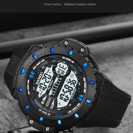 Men's Digital Watch Sports Waterproof Outdoor Watches with LED Back Light