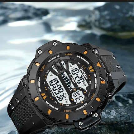 Men's Digital Watch Sports Waterproof Outdoor Watches with LED Back Light