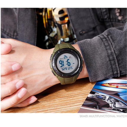 Men's Digital Sports LED Electronics Watches Waterproof Alarm Stopwatch Watch