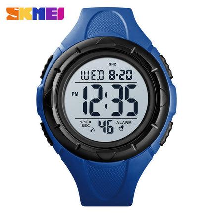 Men's Digital Sports LED Electronics Watches Waterproof Alarm Stopwatch Watch