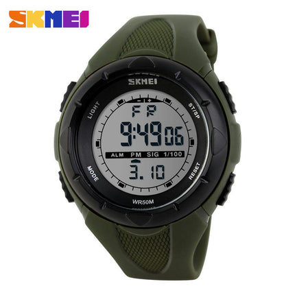 Men's Digital Watch, Sports Waterproof Watches LED Stopwatch Alarm Watch