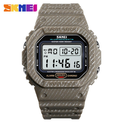 Men's Digital Watch Waterproof Sports Wrist Watches for Men with Stopwatch, Alarm