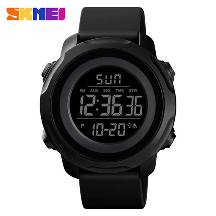 Men's Digital Sports Electronic Waterproof Wrist Watches with Stopwatch Alarm LED Backlight