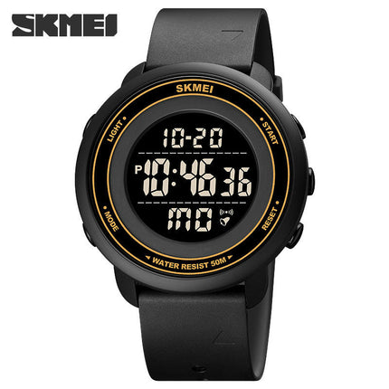 Men's Digital Sports LED Watches Waterproof Stopwatch Luminous Alarm Wristwatches