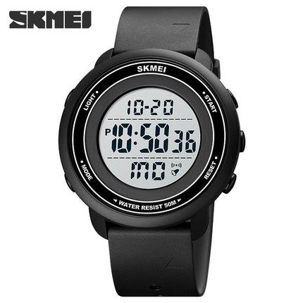 Men's Digital Sports LED Watches Waterproof Stopwatch Luminous Alarm Wristwatches