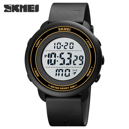 Men's Digital Sports LED Watches Waterproof Stopwatch Luminous Alarm Wristwatches