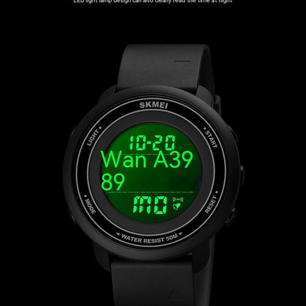 Men's Digital Sports LED Watches Waterproof Stopwatch Luminous Alarm Wristwatches