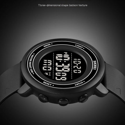 Men's Digital Sports LED Watches Waterproof Stopwatch Luminous Alarm Wristwatches