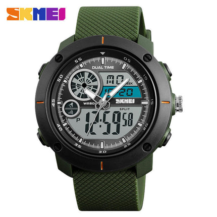 Men's Digital Sports Outdoor Waterproof Watches with Alarm Multifunction LED