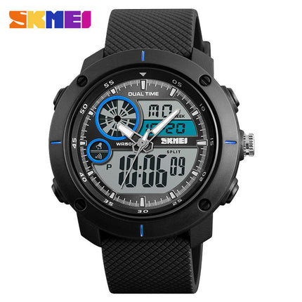 Men's Digital Sports Outdoor Waterproof Watches with Alarm Multifunction LED