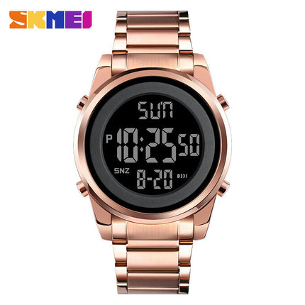 Men's Multifunction LED Digital Watches Alarm Stainless Steel Waterproof Watch