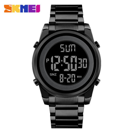 Men's Multifunction LED Digital Watches Alarm Stainless Steel Waterproof Watch