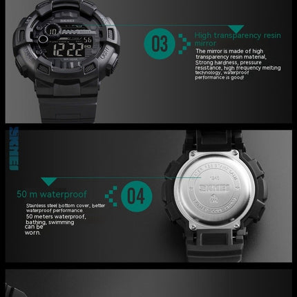 Sports Waterproof Digital Watch Multifunction Men's Wristwatches