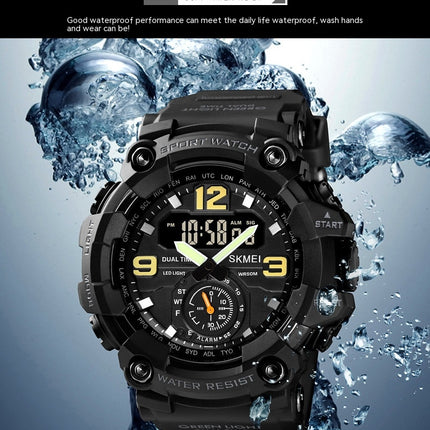 Men's Outdoor Waterproof Sports Wrist Watch Multi Function LED Alarm Digital Watches