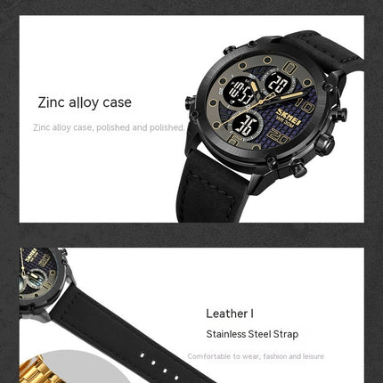 Multifunctional Digital Watch for Men Watch Analog Watches with Alarm Waterproof