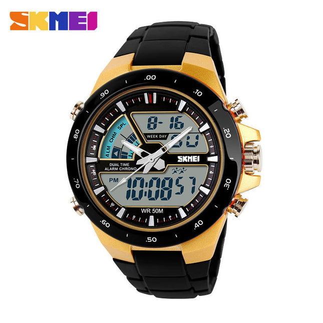 Men's Analog Digital Sports Watches Multifunctional Waterproof LED Watch