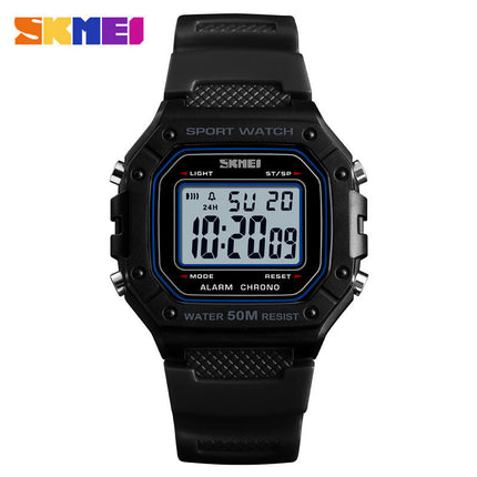 Men's Sport Digital Watches, Waterproof Outdoor Sport Watch with LED Backlight/Alarm