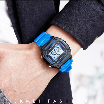 Men's Sport Digital Watches, Waterproof Outdoor Sport Watch with LED Backlight/Alarm