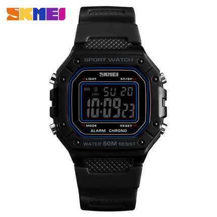 Men's Sport Digital Watches, Waterproof Outdoor Sport Watch with LED Backlight/Alarm