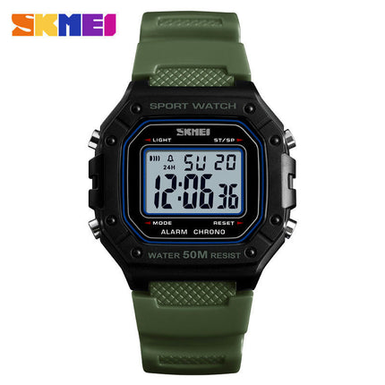 Men's Sport Digital Watches, Waterproof Outdoor Sport Watch with LED Backlight/Alarm