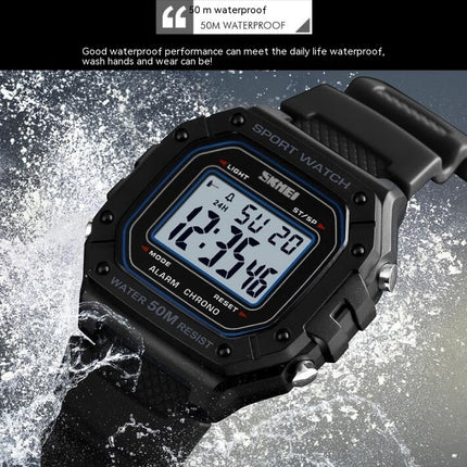 Men's Sport Digital Watches, Waterproof Outdoor Sport Watch with LED Backlight/Alarm