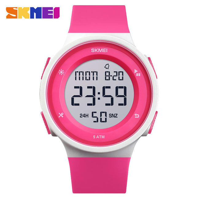 Men's Women's Digital Sports LED Electronics Watches Waterproof Alarm Back Light Watch