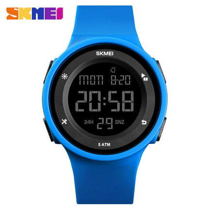 Men's Women's Digital Sports LED Electronics Watches Waterproof Alarm Back Light Watch