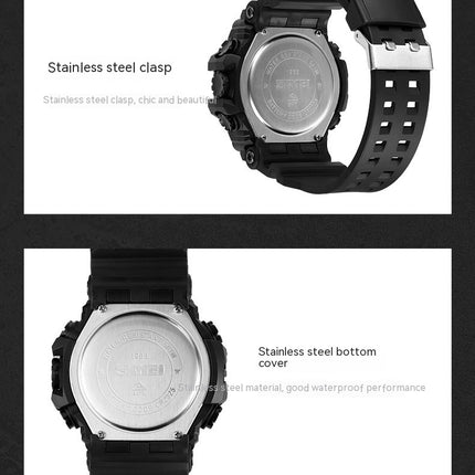 Men's Watches Multi Function Sports Outdoor Waterproof Watch LED Alarm Stopwatch