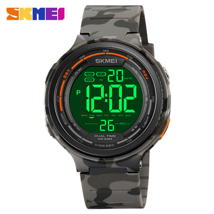 Men's Digital Sports Multifunctional Watch Waterproof Stopwatch Alarm Watch