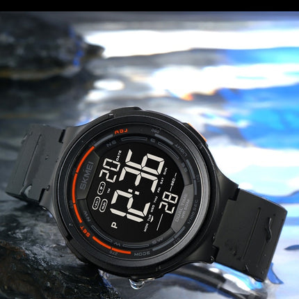 Men's Digital Sports Multifunctional Watch Waterproof Stopwatch Alarm Watch