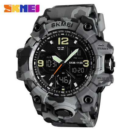 Men's Sports Watches Waterproof Analog Digital Sports Electronic Watch