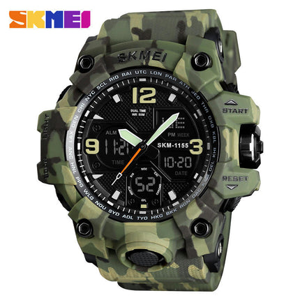 Men's Sports Watches Waterproof Analog Digital Sports Electronic Watch