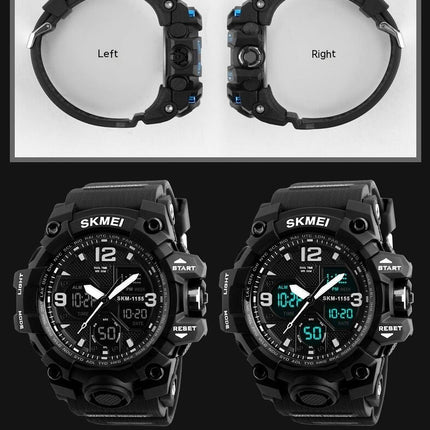 Men's Sports Watches Waterproof Analog Digital Sports Electronic Watch