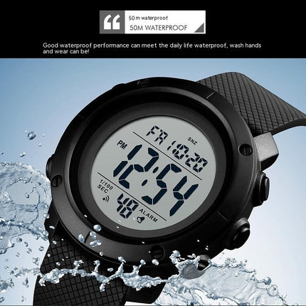 Men's Digital Sports Watch Waterproof Watches for Men with Stopwatch Alarm LED Back Light