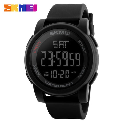 Men's Digital Sports Watch LED Screen Waterproof Luminous Stopwatch Alarm Watch