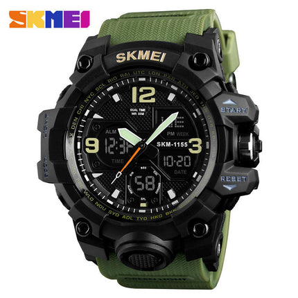 Men's Analog Sports Watch Outdoor Waterproof LED Digital Electronic Watches