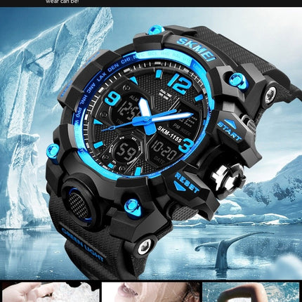 Men's Analog Sports Watch Outdoor Waterproof LED Digital Electronic Watches