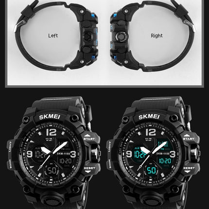 Men's Analog Sports Watch Outdoor Waterproof LED Digital Electronic Watches