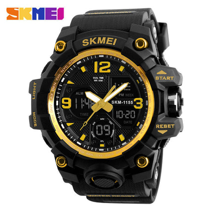 Men's Analog Sports Watch Outdoor Waterproof LED Digital Electronic Watches